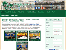 Tablet Screenshot of emeraldislandrentals.com